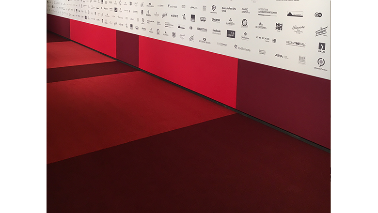 Roter Teppich beim Bundespresseball