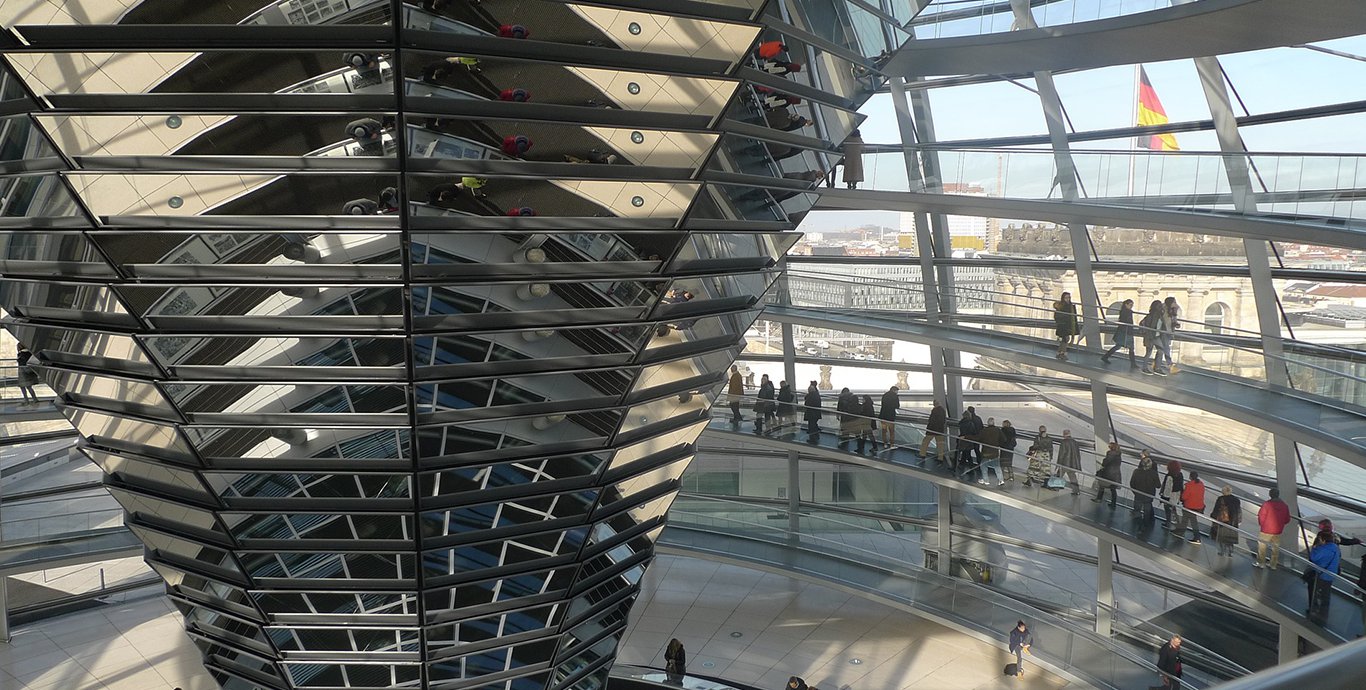 Blick in den Deutschen Bundestag